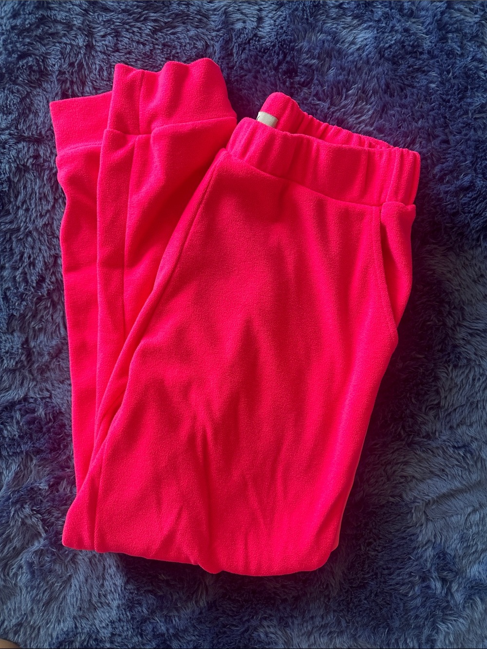 Dudley stephens Pink Fleece Jogger Pants - Soft Cozy Bottoms